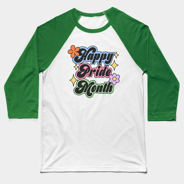 PRIDE MONTH Baseball T-Shirt by chiaraLBart